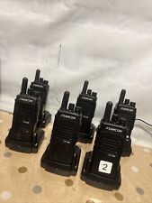 6X SAMCOM  CP-300 POC Terminal Radio Walkie Talkies+ 6 Charger Stand & Batteries