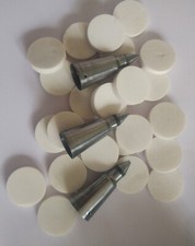 100 Buffalo bone blanks round spacers separator coins craft stick plus freebies 