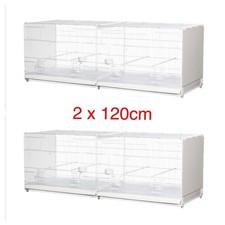 2 x 120cm 47" Wire Back Double