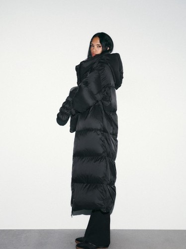 Zara puffer anorak with hood