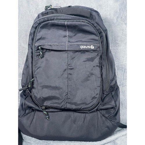 Gravis black backpack laptop - black,