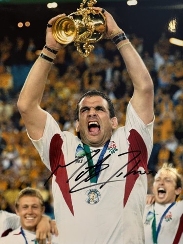 Signed martin johnson england - signed,
