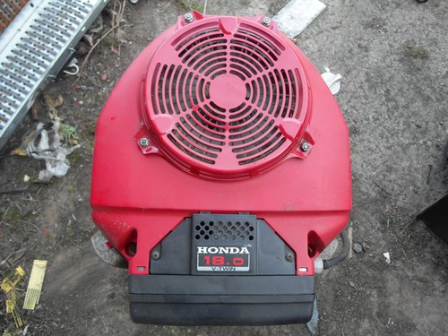 Ride mower vertical 18hp - on,