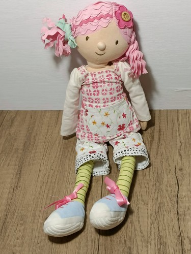 Emily button rag doll - button, toy