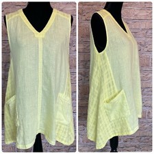 Sahara Canary Yellow Linen