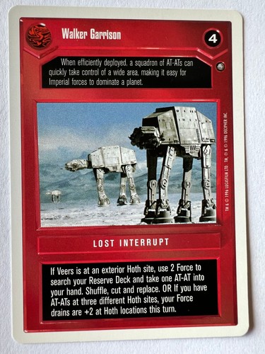 Star wars ccg - ccg, walker