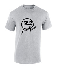 MIDDLE FINGER STICKMAN MENS T