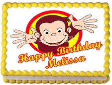 CURIOUS GEORGE Party Edible
