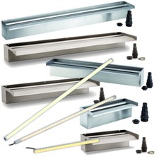 Oase Pond Waterfall 30 60 90 Water Blade XL LED Light Feature Stainless Steel