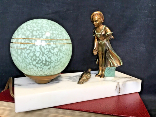 Art deco lamp french - lamp,