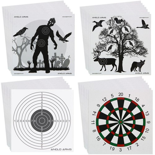 50x paper shooting targets - 50x,