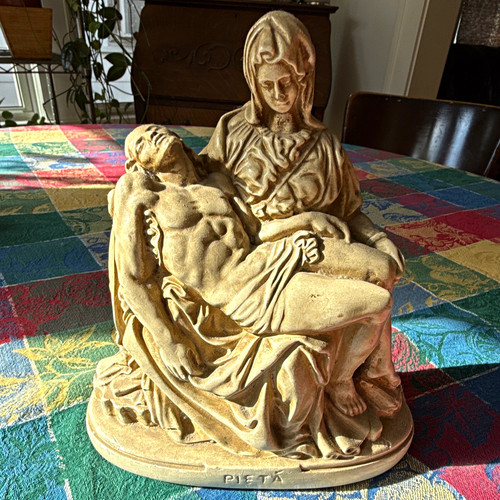 Pieta virgin mary - virgin, holding