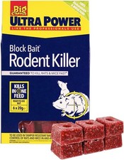 The Big Cheese Mouse Rat Block Bait Killer Poison Ultra Power 6 x 20g EXPIRED