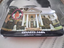 ELVIS COIN TRAY OR ASHTRAY WITH GRACELAND DESIGN 