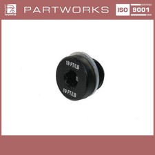 Oil drain plug engine for