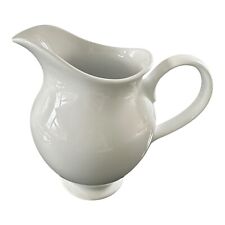 Le Vrai Gourmet Large White Milk Jug. Plain