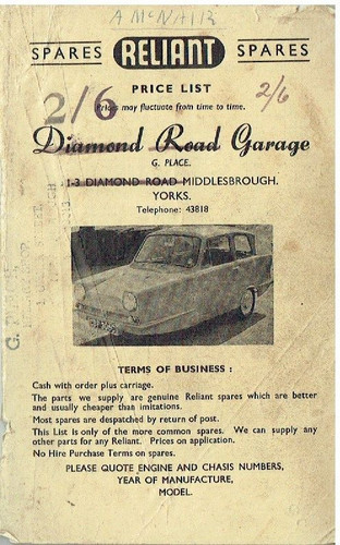 Reliant regal saloon - regal,