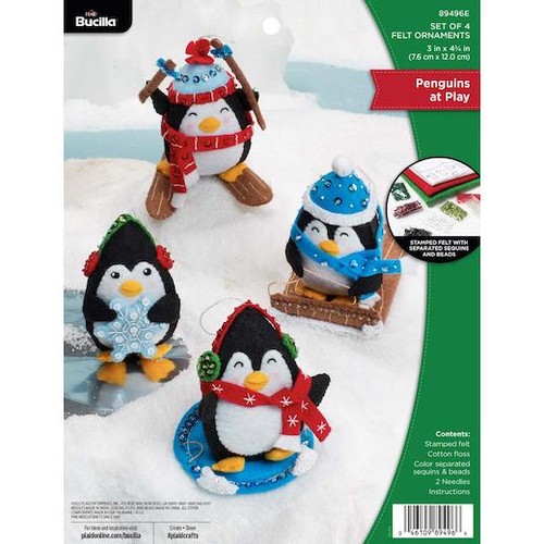 Bucilla felt ornaments - bucilla,