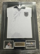 Paul Gascoigne Hand Signed And