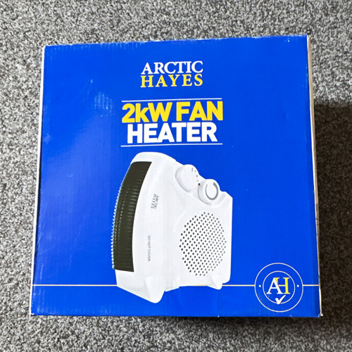 Arctic hayes 2kw portable fan - hayes,