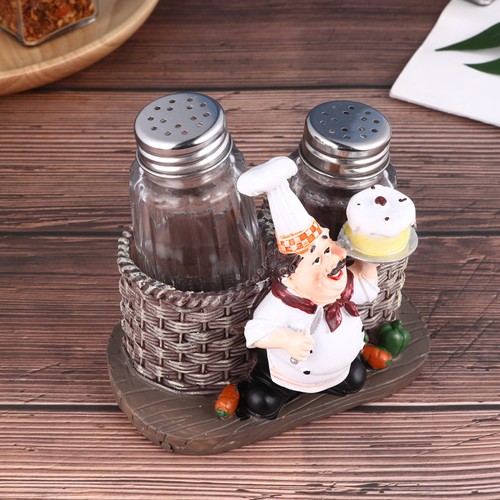 Resin chef ornament cook - resin,
