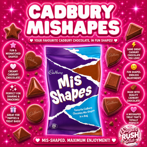 Cadbury mis shapes 750g - cadbury,
