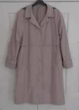 Womens Vintage Dannimac Classic Raincoat With Detachable Hood Size 16