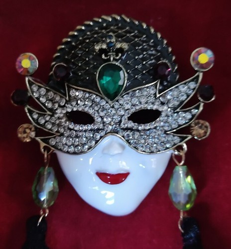 Vintage style venetian - style, mask