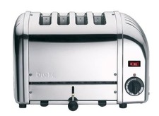 NEW Dualit Classic 4 Slice Vario Toaster Stainless Steel Adjustable Width Slots