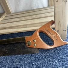 Vintage Brass Back Saw Spear &