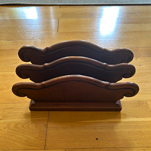 Wooden freestanding desktop - wooden,