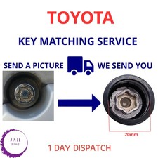 SECURITY MASTER LOCKING WHEEL NUT KEY FOR TOYOTA COROLLA SERVICE BOLT MATCHING
