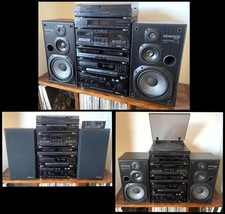 Kenwood M-93 A-93 Stereo Stack System HiFi Separates Speakers Remote Manuals
