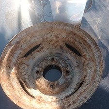 Classic Mini 3 1/2" x 10" steel wheel rim. Or trailer.