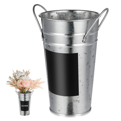 Black florist buckets iron - black,