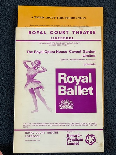 Royal ballet opera house 1972 - royal,