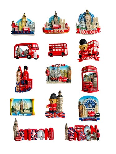 Ceramic london icons - london, fridge