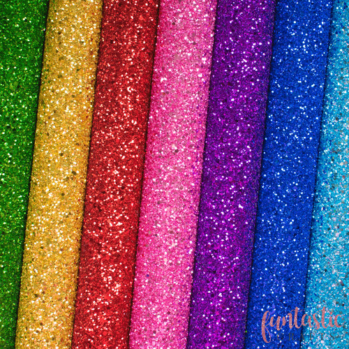 Chunky glitter fabric sheets - glitter,