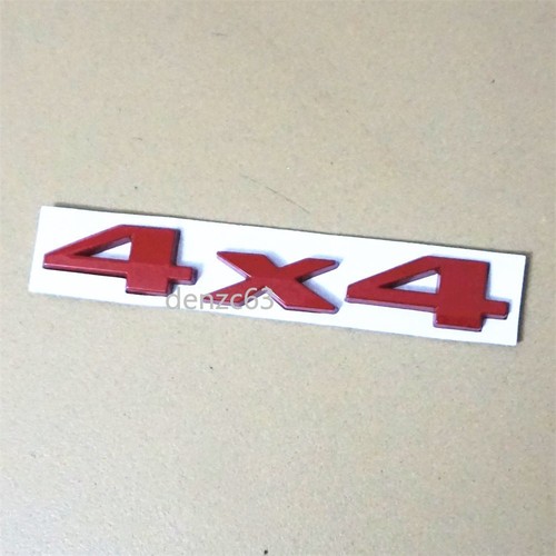 4x4 glossy red - glossy, metal