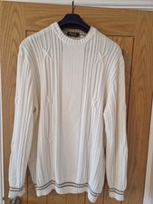 Loro Piana Mens Ivory Jumper
