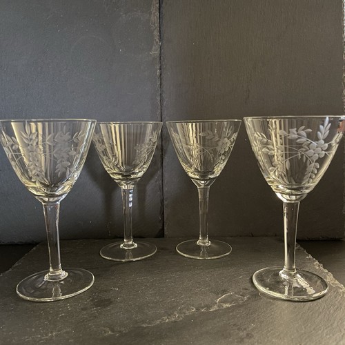 Set vintage etched - vintage,