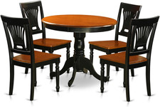 5-Piece Black & Cherry Kitchen