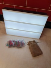  Light Up Letter Box Sign Lightbox Message Board 