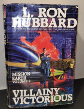 Villainy Victorious (Mission Earth) L. Ron Hubbard Hardback Book 1st UK edition