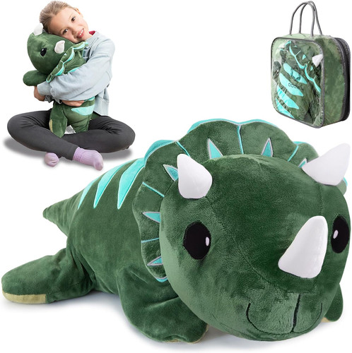 Weighted dinosaur plush - weighted,