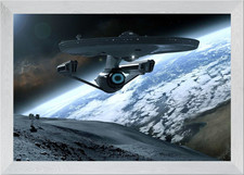 Earth View Framed Wall Art