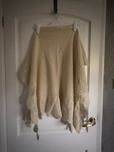 Vintage baby shawl cream - vintage,