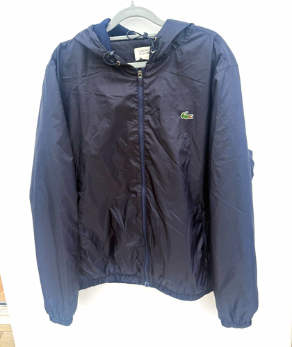 Lacoste sport navy hooded - lacoste,