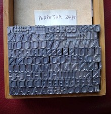 Metal letterpress printers - metal,