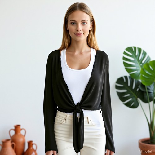 Y2k cardigan black - y2k,
